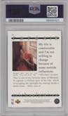 Michael Jordan from the 1994 Upper Deck Jordan Rare Air set graded by PSA and given an overall grade of 10.