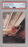 Michael Jordan from the 1994 Upper Deck Jordan Rare Air set graded by PSA and given an overall grade of 10.