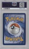 Eevee from the 2025 Pokemon SV set featuring a Prismatic Evolutions Elite Trainer Box parallel graded by PSA and given an overall grade of 9.