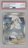 Melony from the 2021 Pokemon SWSH set graded by PSA and given an overall grade of 10.