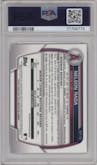 Nelson Rada from the 2023 Bowman Mega Box set graded by PSA and given an overall grade of 10.