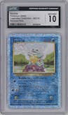 Squirtle from the 2002 Pokemon  set graded by CSG and given an overall grade of 10.