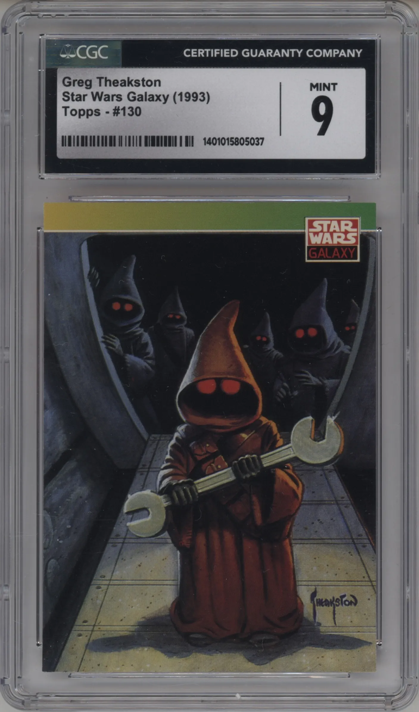 1993 Topps Star Wars Galaxy Greg Theakston #130 CGC 9