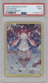 Diancie from the 2023 Pokemon SWSH set graded by PSA and given an overall grade of 9.