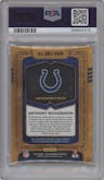 Anthony Richardson from the 2024 Panini Gold Standard set graded by PSA and given an overall grade of 8.
