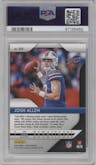 Josh Allen from the 2018 Panini Prizm set graded by PSA and given an overall grade of 9.