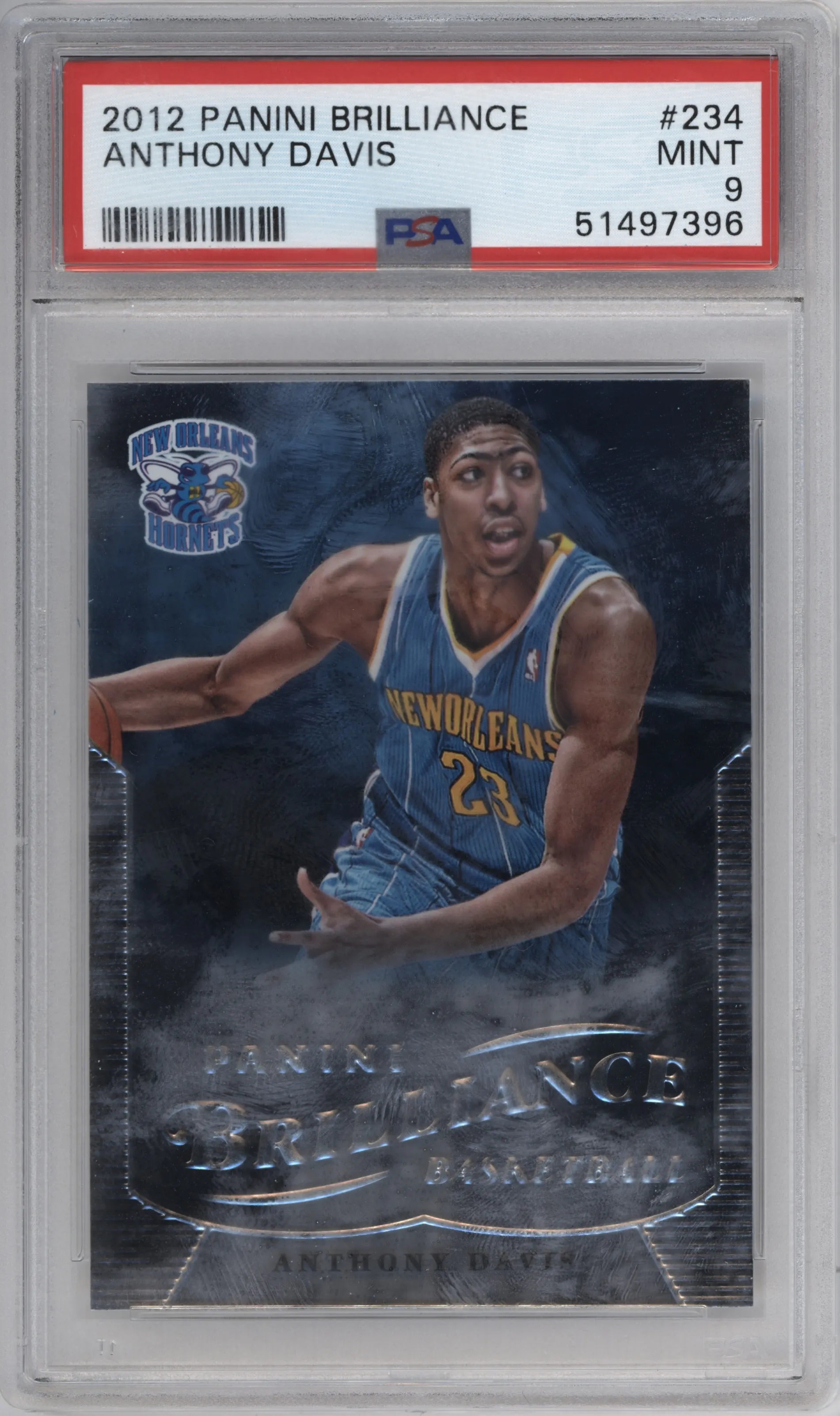 2012 Panini Brilliance Anthony Davis PSA 9