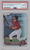 Marcelo Mayer from the 2022 Bowman Mega Box set graded by PSA and given an overall grade of 10.