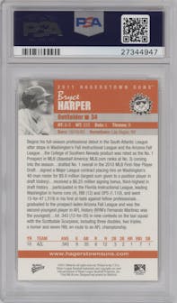 Bryce Harper from the 2011 MultiAd Hagerstown Suns Bryce Harper set graded by PSA and given an overall grade of 10.