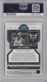 Kai Jones  from the 2021-22 Panini Prizm  set featuring a Blue Ice parallel graded by PSA and given an overall grade of 9.