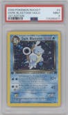 Dark Blastoise from the 2000 Pokemon set graded by PSA and given an overall grade of 9.