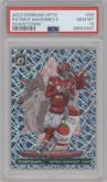 Patrick Mahomes II from the 2023 Donruss Optic set graded by PSA and given an overall grade of 10.