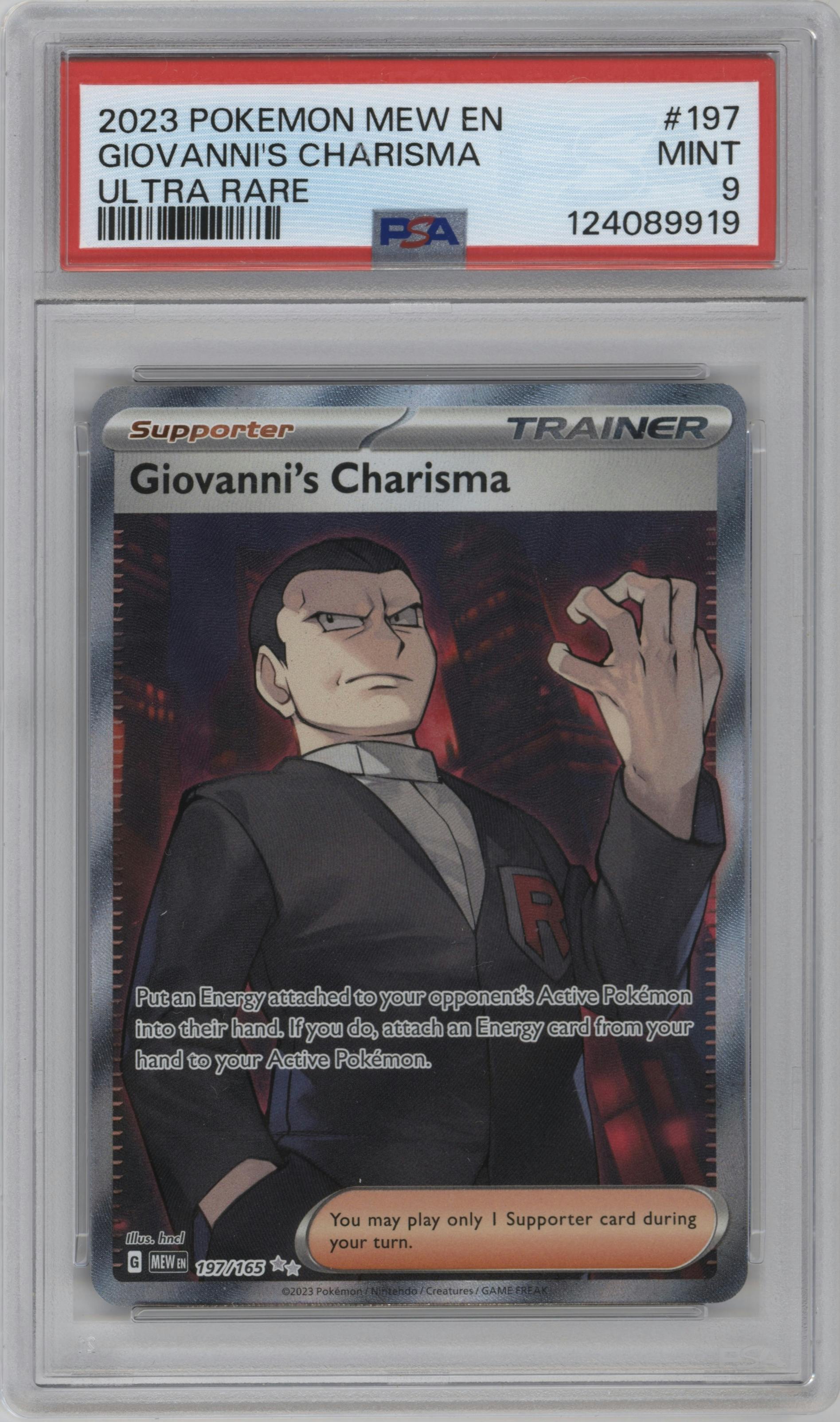 Giovanni's Charisma