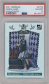 Derek Carr from the 2021 Panini Donruss set graded by PSA and given an overall grade of 10.