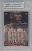 Michael Jordan from the 1996-97 Flair Showcase  set graded by Beckett and given an overall grade of 8.