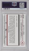Elly De La Cruz from the 2024 Topps Chrome Update set featuring a X-Fractor parallel graded by PSA and given an overall grade of 9.