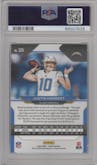 Justin Herbert from the 2020 Panini Prizm set graded by PSA and given an overall grade of 10.
