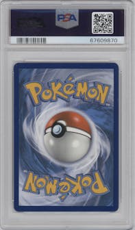 Snorlax VMAX from the 2020 Pokemon SWSH set graded by PSA and given an overall grade of 10.