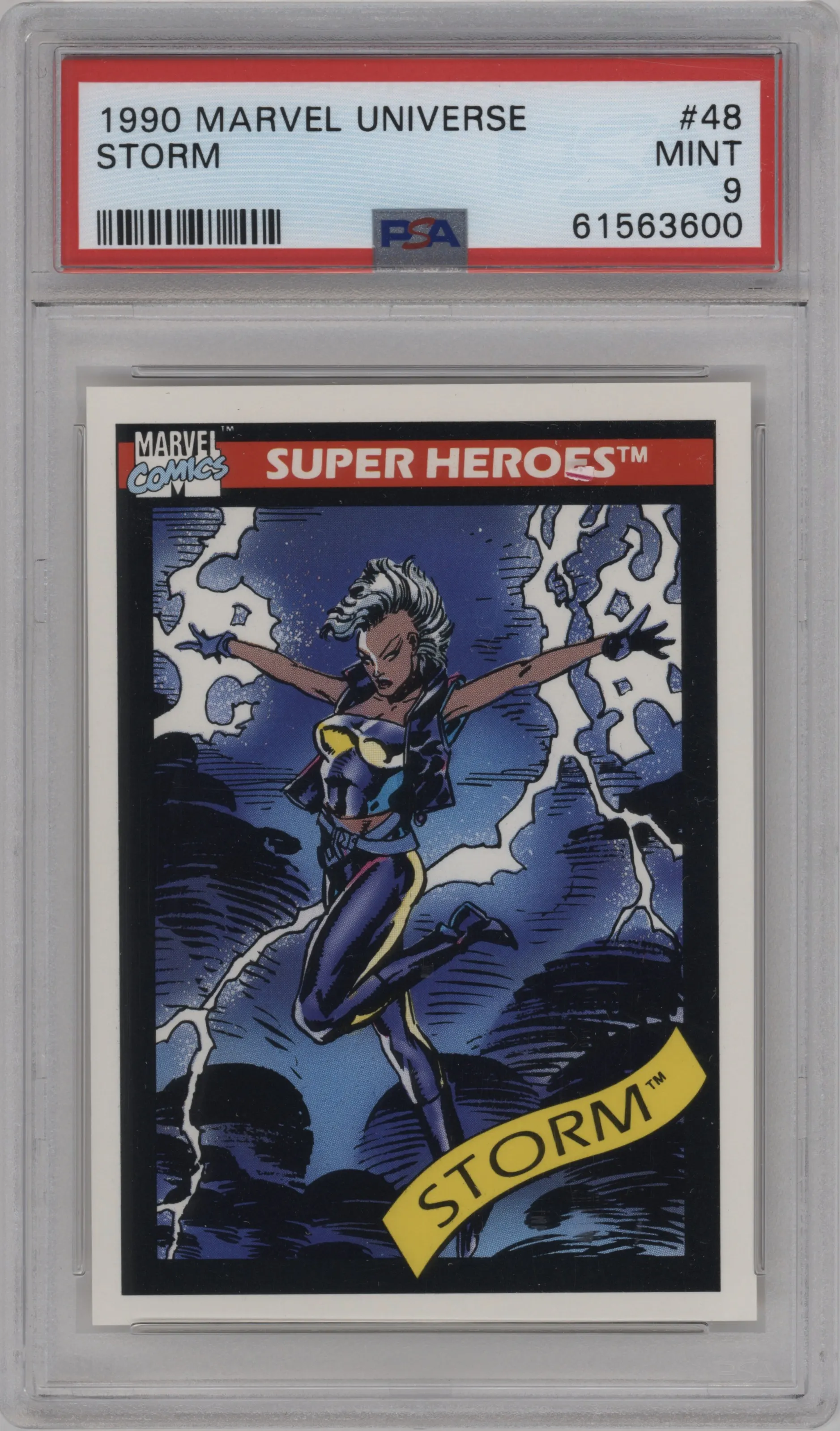 1990 Impel Marvel Universe Storm PSA 9