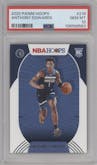 Anthony Edwards from the 2020-21 Panini NBA Hoops set graded by PSA and given an overall grade of 10.