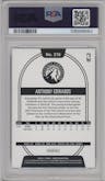 Anthony Edwards from the 2020-21 Panini NBA Hoops set graded by PSA and given an overall grade of 10.