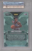 James Wiseman from the 2020-21 Panini Prizm Draft Picks set graded by Beckett and given an overall grade of 9.