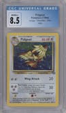 Pidgeot from the 1999 Pokemon set graded by CSG and given an overall grade of 8.5.
