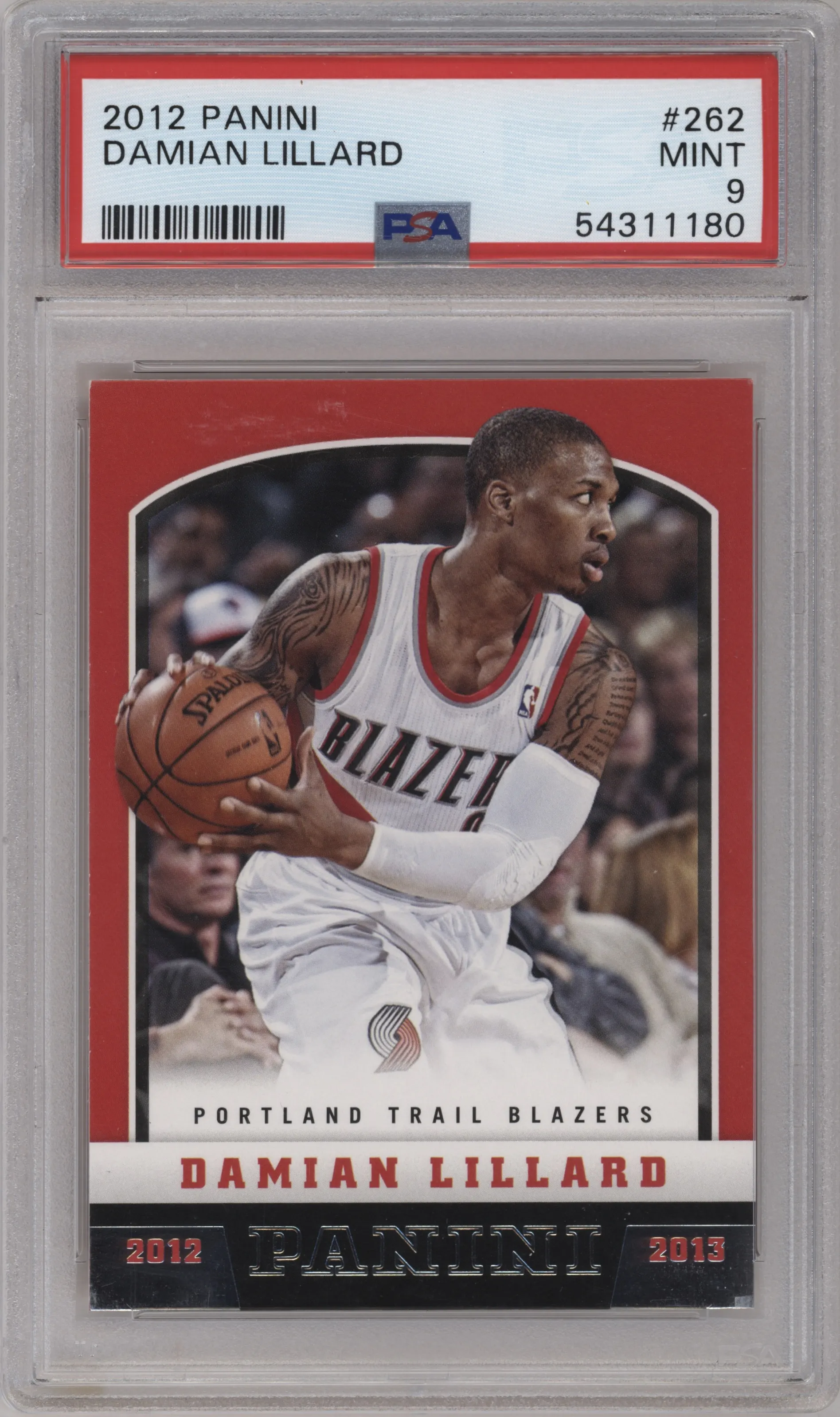 2012 Panini Damian Lillard PSA 9