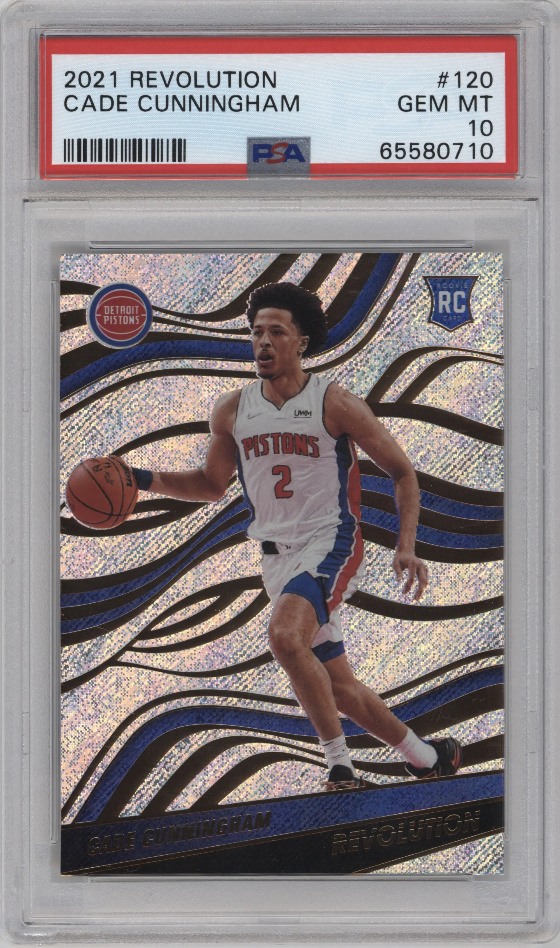 2021 Panini Revolution Cade Cunningham #120 PSA 10