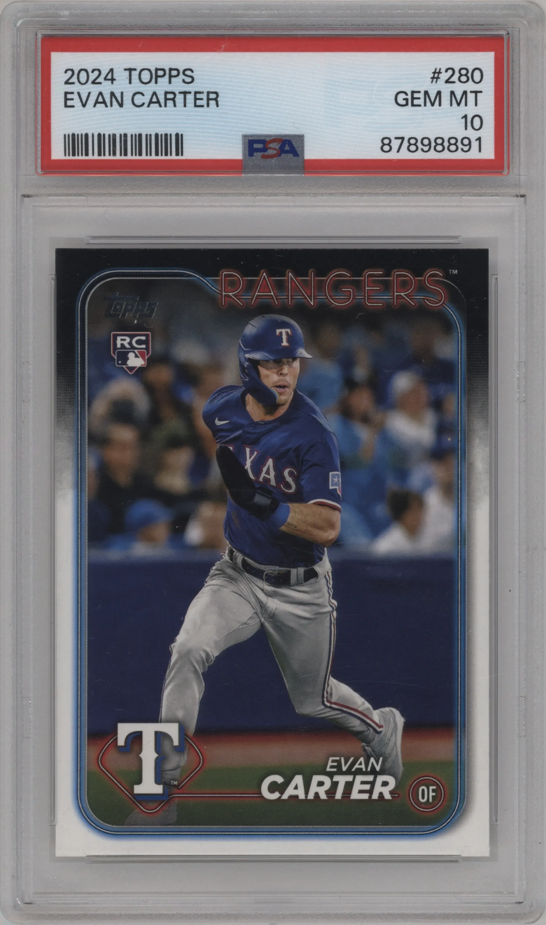 2024 Topps Evan Carter #280 PSA 10