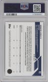 Dereck Lively II from the 2023-24 Topps Chrome Sapphire set featuring a Gold parallel graded by PSA and given an overall grade of 10.