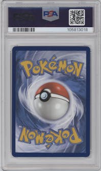 Glaceon Vstar from the 2023 Pokemon SWSH set graded by PSA and given an overall grade of 10.