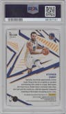Stephen Curry from the 2023-24 Donruss Optic set graded by PSA and given an overall grade of 10.