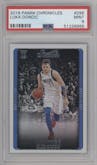 Luka Doncic from the 2018-19 Panini Chronicles set graded by PSA and given an overall grade of 9.