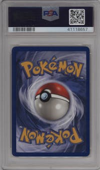 Raichu from the 1999 Pokemon set graded by PSA and given an overall grade of 10.