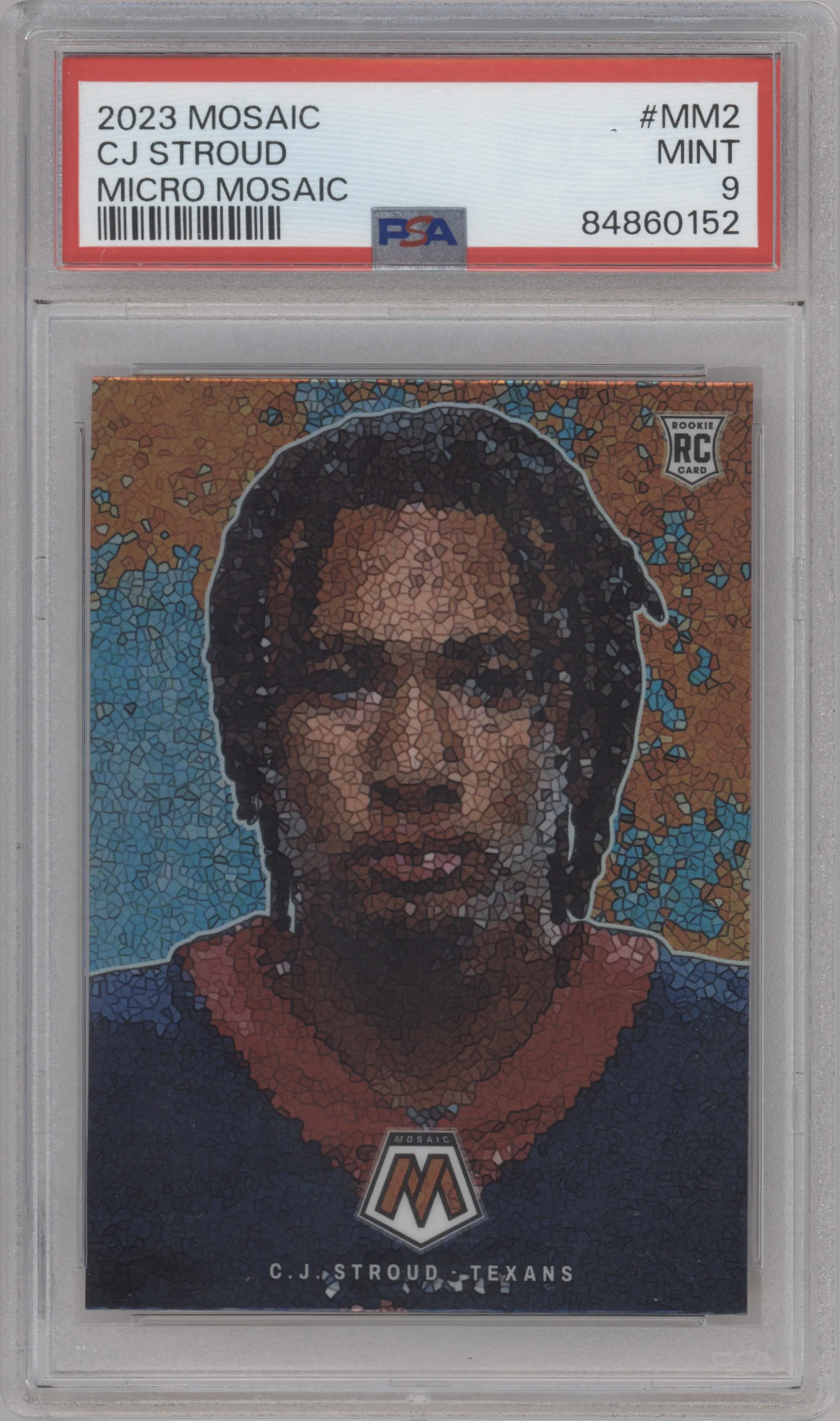 2023 Panini Mosaic Micro Mosaic C.J. Stroud #MM-2 PSA 9