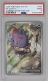 N's Zorua from the 2025 Pokemon SV set featuring a Journey Together Elite Trainer Box parallel graded by PSA and given an overall grade of 9.