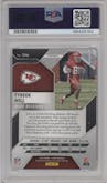 Tyreek Hill from the 2016 Panini Prizm set featuring a Flash Prizm parallel graded by PSA and given an overall grade of 10.