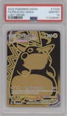 Pikachu VMAX  from the 2022 Pokemon SWSH set graded by PSA and given an overall grade of 10.