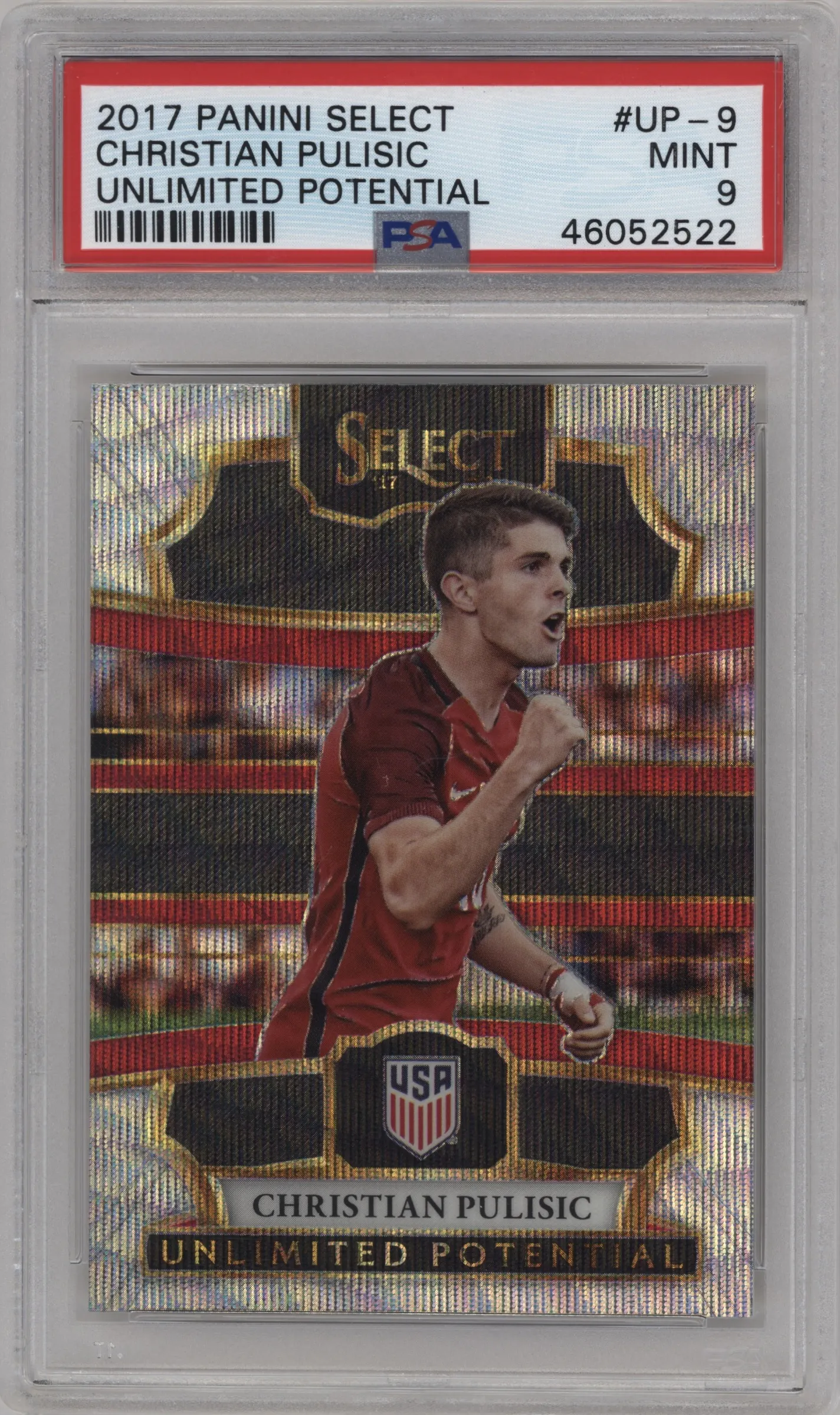 2017 Panini Select Unlimited Potential Christian Pulisic #UP-9 PSA 9