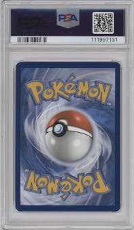 Eevee from the 2025 Pokemon SV set featuring a Pokemon Day 2025 parallel graded by PSA and given an overall grade of 9.