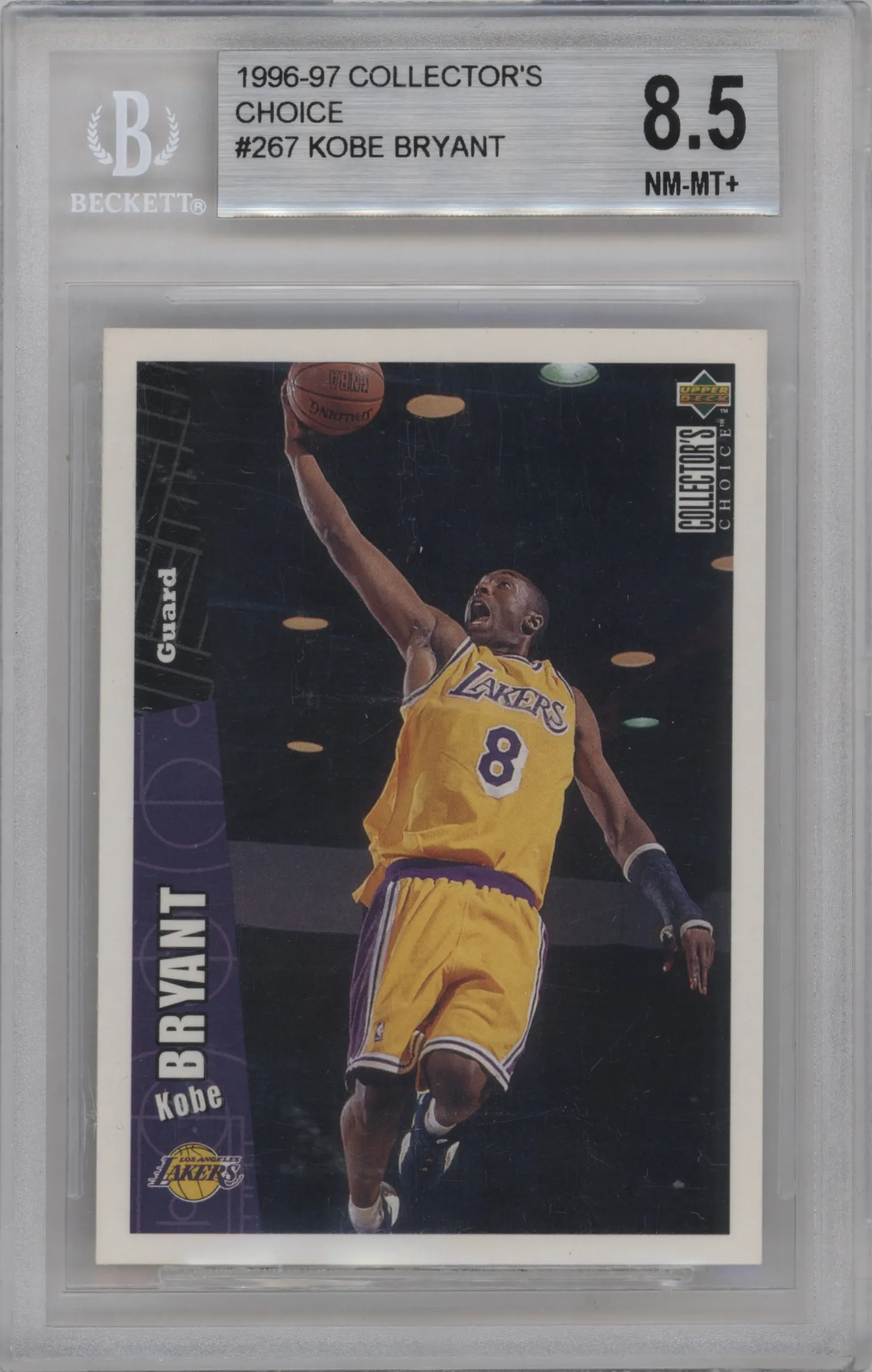 1996 Upper Deck Collector's Choice Kobe Bryant #267 BGS 8.5