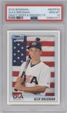 Alex Bregman from the 2010 Bowman Draft Picks & Prospects set graded by PSA and given an overall grade of 10.