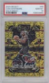 Cam Whitmore from the 2023-24 Panini Select  set featuring a Gold Disco parallel graded by PSA and given an overall grade of 10.