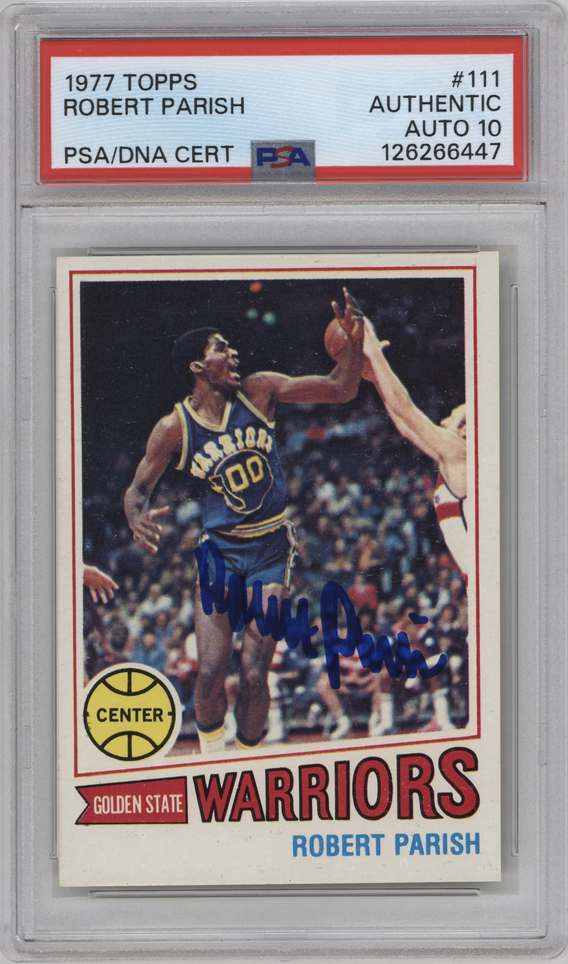 1977 Topps Robert Parish PSA AUTHENTIC PSA
