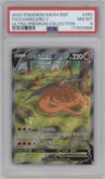 Charizard V from the 2022 Pokemon SWSH set featuring a Ultra Premium Collection parallel graded by PSA and given an overall grade of 8.