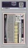 Andre Johnson from the 2006 Topps Chrome set featuring a Red Refractor parallel graded by PSA and given an overall grade of 9.