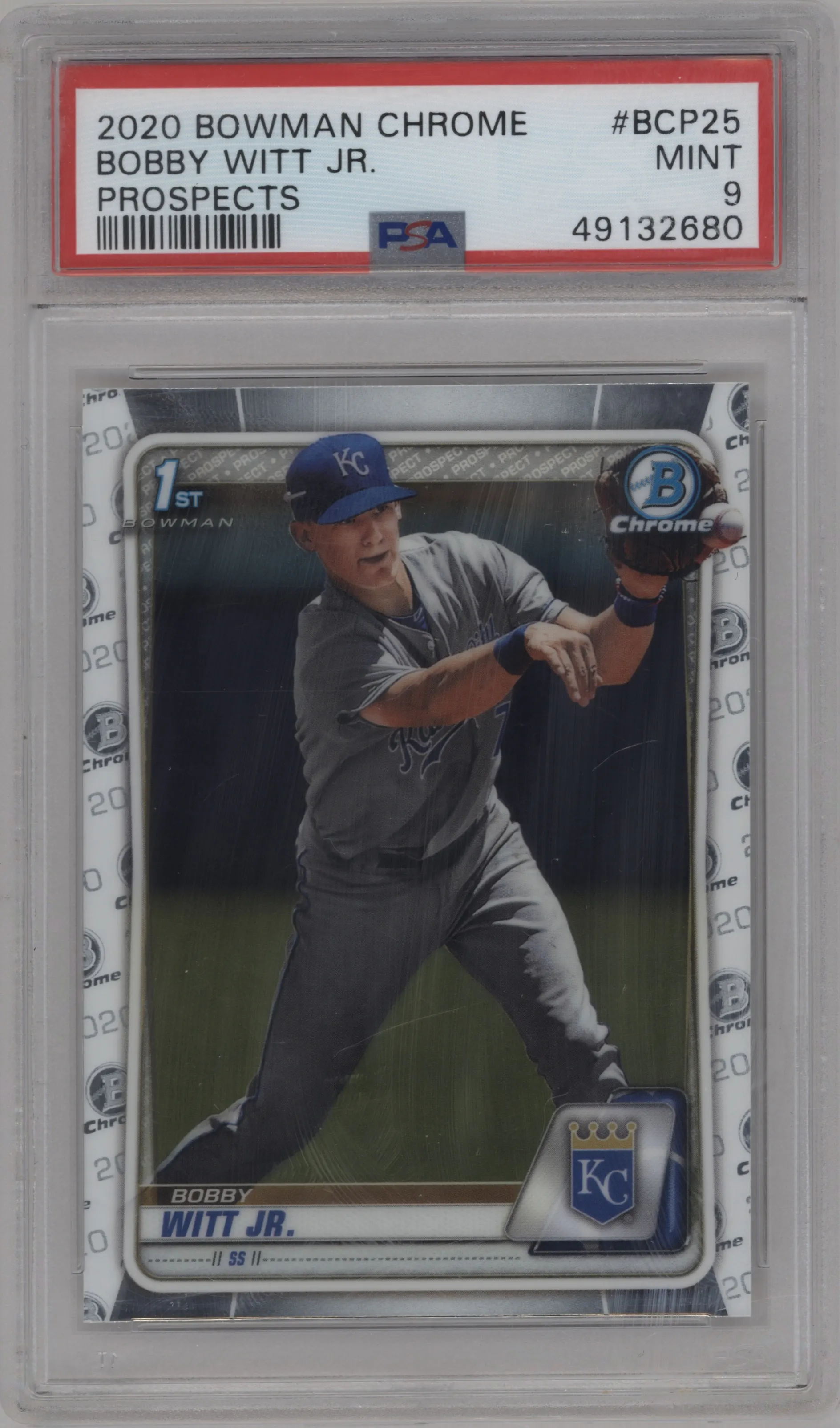 2020 Bowman Chr.Pros. Bobby Witt Jr. PSA 9