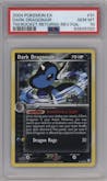 Dark Dragonair from the 2004 Pokemon EX set graded by PSA and given an overall grade of 10.
