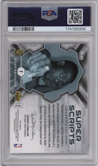 Kevin Durant from the 2007-08 SPx set graded by PSA and given an overall grade of 10.